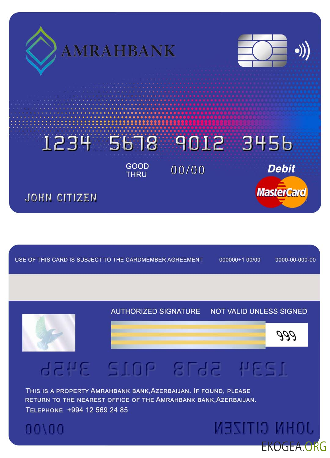 Carte Mastercard Amrahbank d'Azerbaïdjan